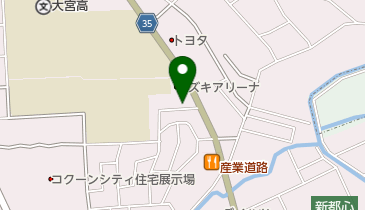 タイヤ館 さいたま新都心の地図画像