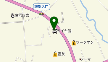 タイヤ館佐久の地図画像