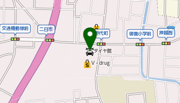 タイヤ館金沢西の地図画像