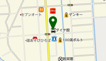 タイヤ館敦賀の地図画像