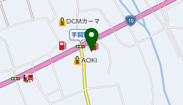 タイヤ館中津川の地図画像