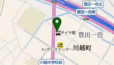 タイヤ館川越の地図画像