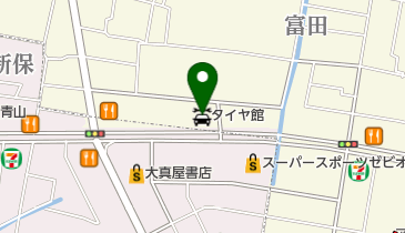 タイヤ館アオエの地図画像