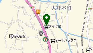 タイヤ館下関の地図画像