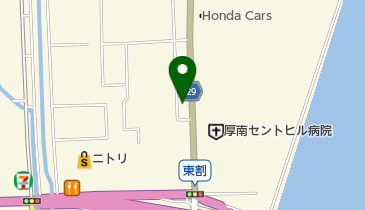 タイヤ館宇部東割店の地図画像