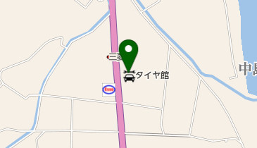 タイヤ館真庭の地図画像