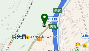 タイヤ館矢賀の地図画像