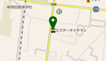 ミスタータイヤマン ひがしねの地図画像