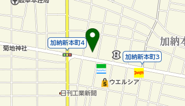 タイヤセンター岐阜の地図画像