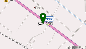 タイヤ館 熊谷の地図画像