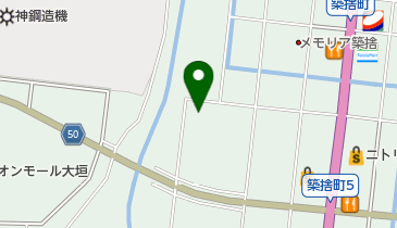 タイヤセンター大垣の地図画像