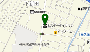 ミスタータイヤマン 鶴ヶ島西店の地図画像