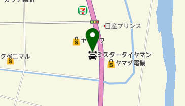 ミスタータイヤマン 長井店の地図画像