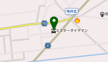 ミスタータイヤマン ホクケンの地図画像
