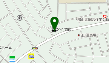 タイヤ館郡山北の地図画像