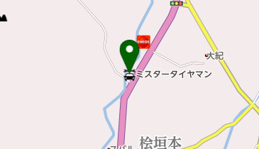 ミスタータイヤマン 吉野店の地図画像