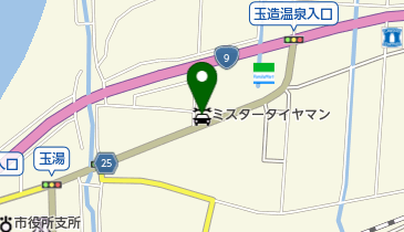 タイヤショップ玉造の地図画像