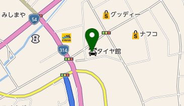 タイヤセンター雲南の地図画像