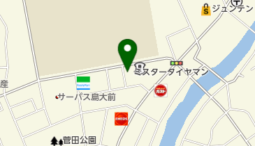 ミスタータイヤマン 島大前の地図画像