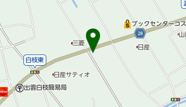 ミスタータイヤマン 出雲白枝店の地図画像