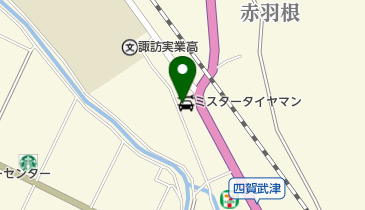 ミスタータイヤマン 諏訪の地図画像