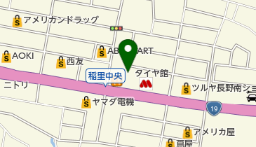 タイヤ館 長野南バイパスの地図画像