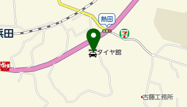 タイヤ館浜田の地図画像