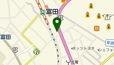 クルージングスポットPEAK&rsquo;S松田ゴムの地図画像