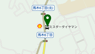 ミスタータイヤマン ヒノデの地図画像