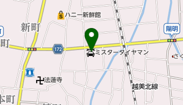 ミスタータイヤマン ナカヤの地図画像