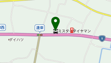 ミスタータイヤマン 東伯の地図画像