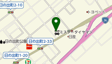 ミスタータイヤマン むろらん店の地図画像