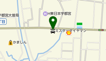 ミスタータイヤマン 宇都宮錦店の地図画像