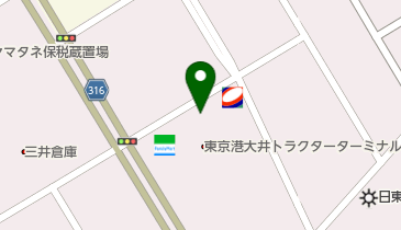 ブリヂストンタイヤサービス 東京港大井店の地図画像