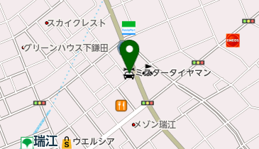 ミスタータイヤマン マックの地図画像