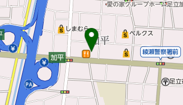ミスタータイヤマン 環七加平店の地図画像