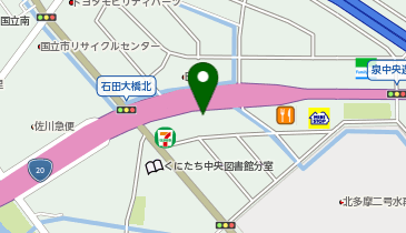 ダンロップタイヤ府中営業所の地図画像
