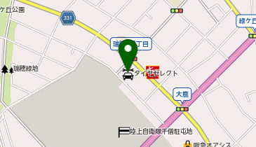 タイヤセレクト伊丹の地図画像