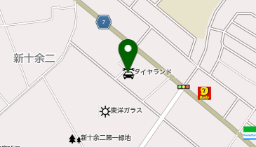 タイヤランド柏【契約法人様限定】の地図画像