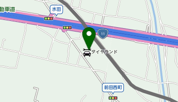 タイヤランド高松東の地図画像