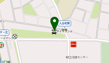 タイヤランド足立の地図画像