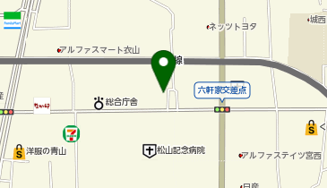 松山営業所【契約法人様限定】の地図画像