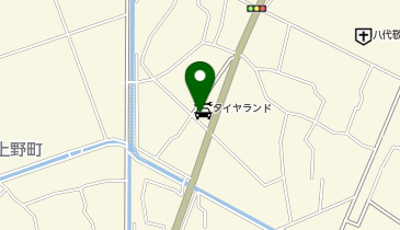 タイヤランド八代の地図画像