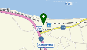 タイヤランド松江の地図画像