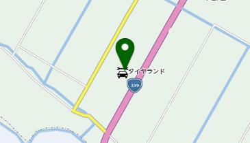 タイヤランド五所川原の地図画像