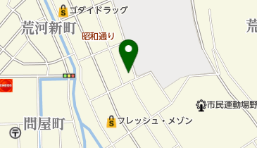 藤原モータースの地図画像