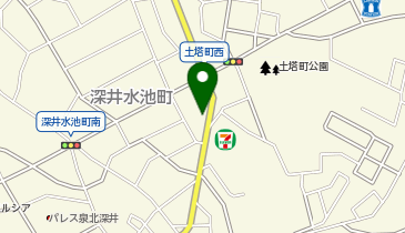 堀江タイヤ商会の地図画像