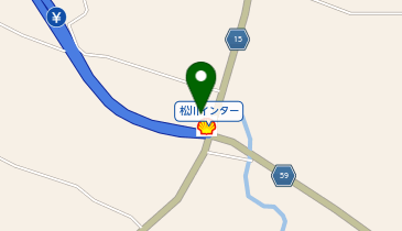 松川インターSS / (有)糀屋石油の地図画像
