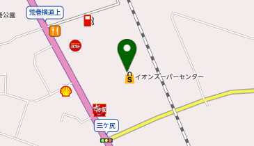 スーパーカーピットJCA金ヶ崎店の地図画像