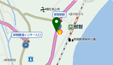 勝浦SSの地図画像